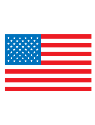 USA lippu tarra
