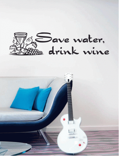 Save water sisustustarra